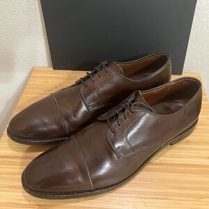 11.5D Allen Edmonds Lexington Brown Dress Shoes